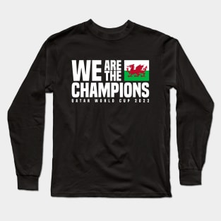 Qatar World Cup Champions 2022 - Wales Long Sleeve T-Shirt